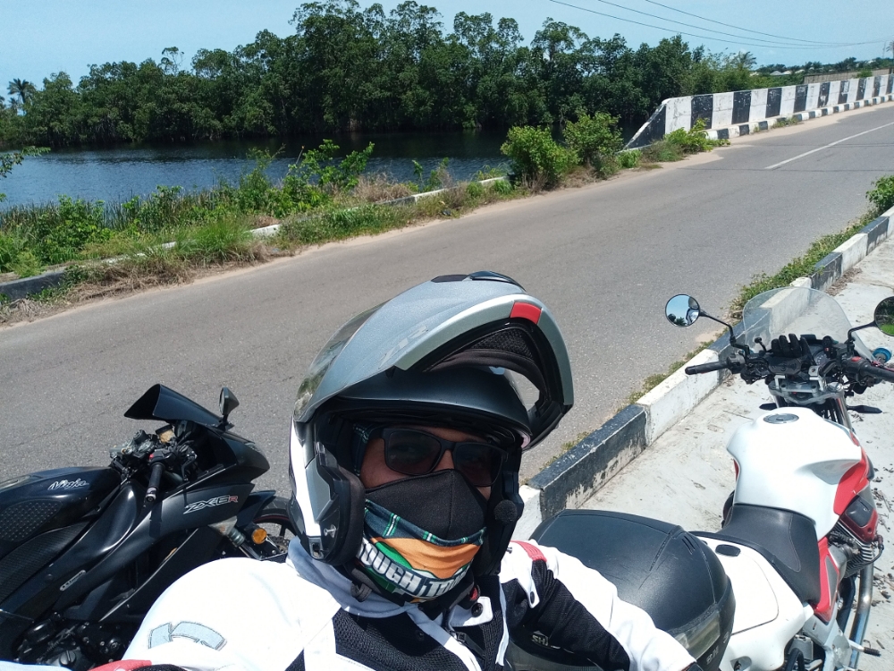 Chasing Bridges on the Nigeria Bridges Tour. Bridges, Mangrove swamp, Estuaries, Southern Nigeria.
